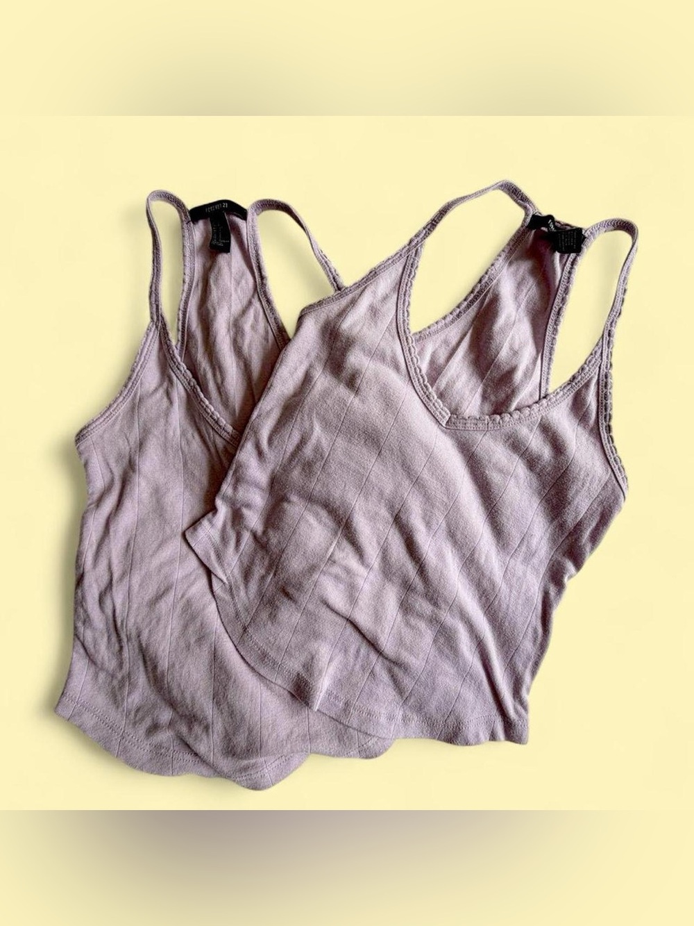 F21 Lavender Racerback Camisole Tank Tops Size Small